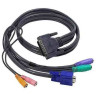 HP KVM CONS CBL CAT5 RJ45 RED 3FT