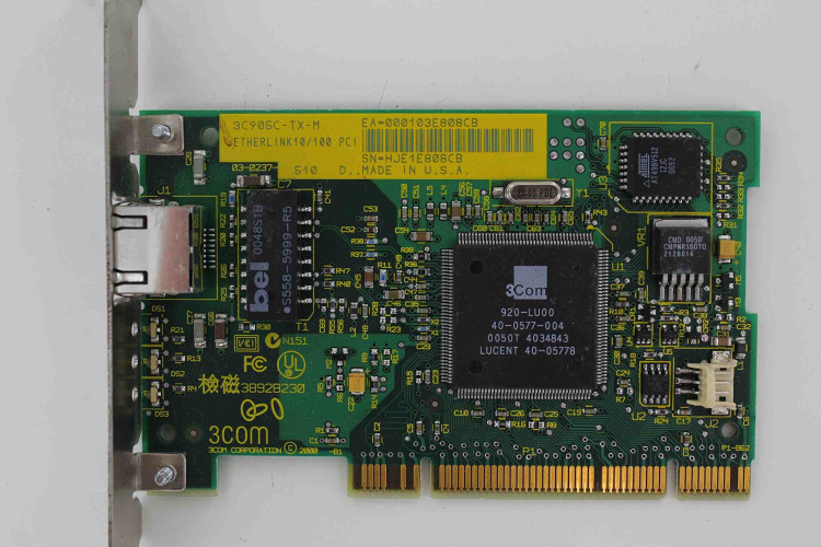 3C905C-TX 3COM 10/100 PCI Ethernet Card