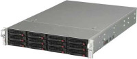 Корпус SuperMicro CSE-826E16-R1200LPB 2U 12x3.5"SAS/SATA Bays, 2x1200W, Rail