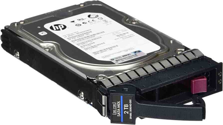 508040-001 HP 2TB 7.2K 3.5 SATA HARD DRIVE