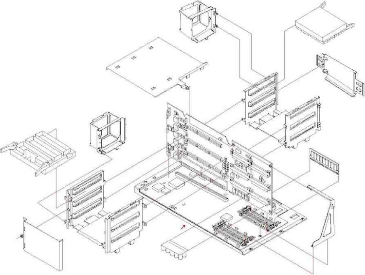 HP NETSERVER SYSTEM BOARD FOR LT6000 LT6000R