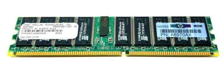 A6970AX HP 2GB (1X2GB) PC2100 DDR MEMORY MODULE A6970AX HP 2GB (1X2GB) PC2100 DDR MEMORY MODULE