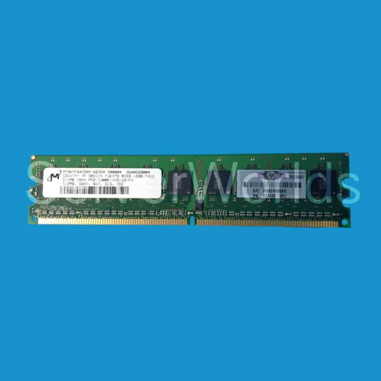512MB DDR2 ECC PC2-5300 DIMM