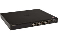 Коммутатор Dell N2024P POE+,24x1GbE + 2x10GbE SFP+ fixed ports (210-ABNW-1)