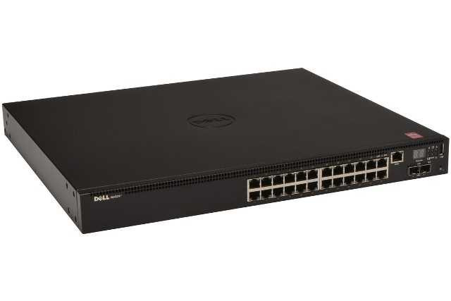 Коммутатор Dell N2024P POE+,24x1GbE + 2x10GbE SFP+ fixed ports (210-ABNW-1)