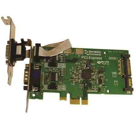 IBM Brainboxes 2 Port RS232 Standard Height PCI Serial Adapter