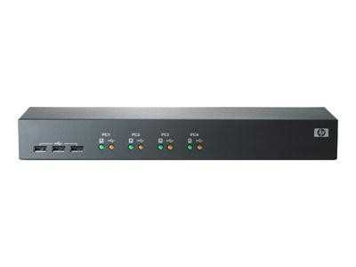 HP 1x4 USB/PS2 KVM Cnsl Switch All Racks HP 1x4 USB/PS2 KVM Cnsl Switch All Racks