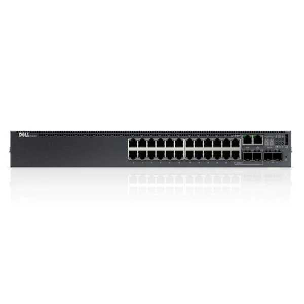 Коммутатор Dell N3024 24x1GbE +2comb.ports+ 2x10GbE SFP+ fixed ports+10GbE,stacking (210-ABOD-1)