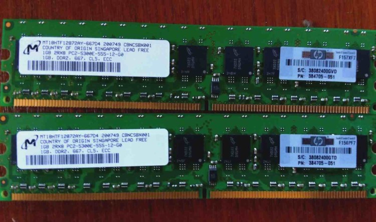454227-051 HP 1GB (1X1GB) DDR2-5300 MODULE 454227-051 HP 1GB (1X1GB) DDR2-5300 MODULE
