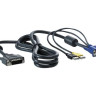 HP 1x4 KVM Console 6ft USB Cable  All Racks