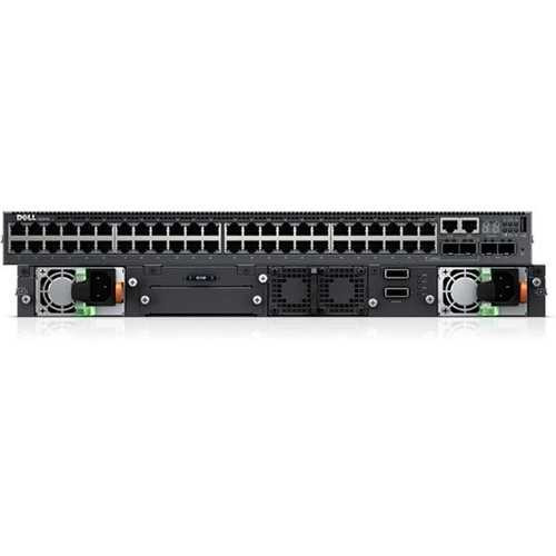 Коммутатор Dell N3024P POE+24x1GbE +2comb.ports+ 2x10GbE SFP+ fixed ports+10GbE,stacking (210-ABOF-1)