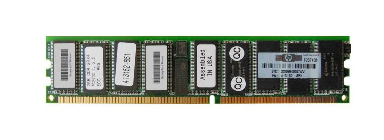 HP 2GB (1 X 2GB) PC2700 DIMM ML 350 G4 DL360 G4 NEW BULK 413152-851 HP 2GB (1 X 2GB) PC2700 DIMM ML 350 G4 DL360 G4 NEW BULK 413152-851