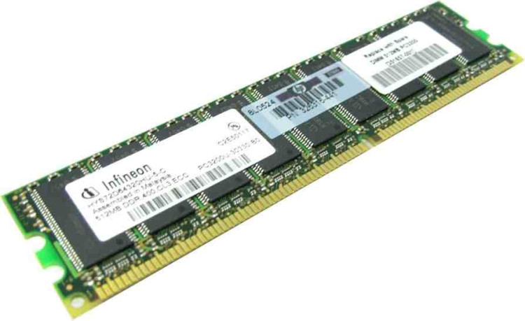 512MB PC3200 ECC DDR SDRAM 512MB PC3200 ECC DDR SDRAM