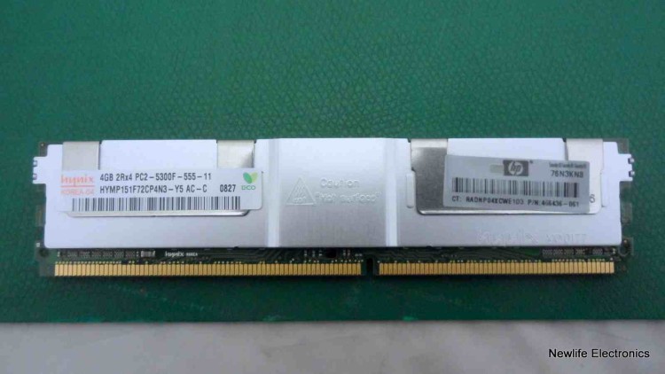 466436-061 HP 4GB (1X4GB) PC2-5300FB DDR2 ECC MODULE 466436-061 HP 4GB (1X4GB) PC2-5300FB DDR2 ECC MODULE