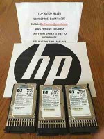 F/S RETAIL 443177-002 HP 146GB 10K SAS SINGLE PORT DRIVE W/ TRAY 2.5"