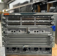 CISCO 7576 (7+6 SLOT CHASSIS), 4 CYBUS, 2 RSP4, DUAL AC PS