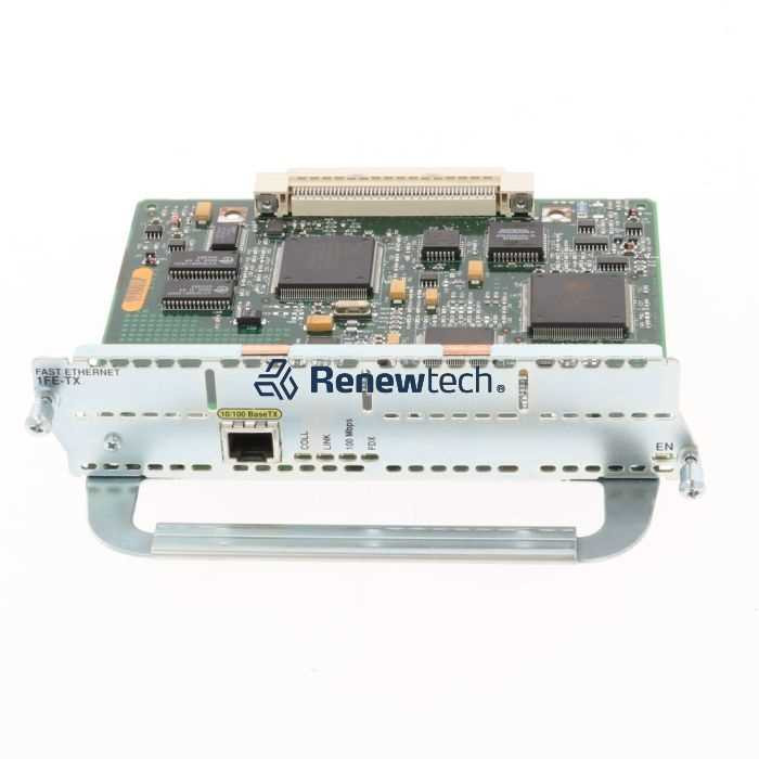 CISCO SYSTEMS NM-1FE-TX, 1-PORT FAST ETHERNET 100-BASE-TX NM MODULE