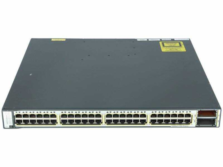 Catalyst 3750E 48 10/100/1000 PoE+2*10GE(X2),750W,IPS s/w Catalyst 3750E 48 10/100/1000 PoE+2*10GE(X2),750W,IPS s/w