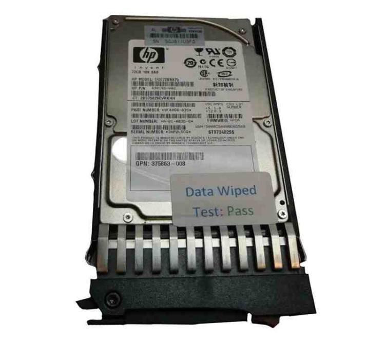 430165-002 HP 72GB 10K rpm Hot Plug SAS 2.5 Dual Port Hard Drive