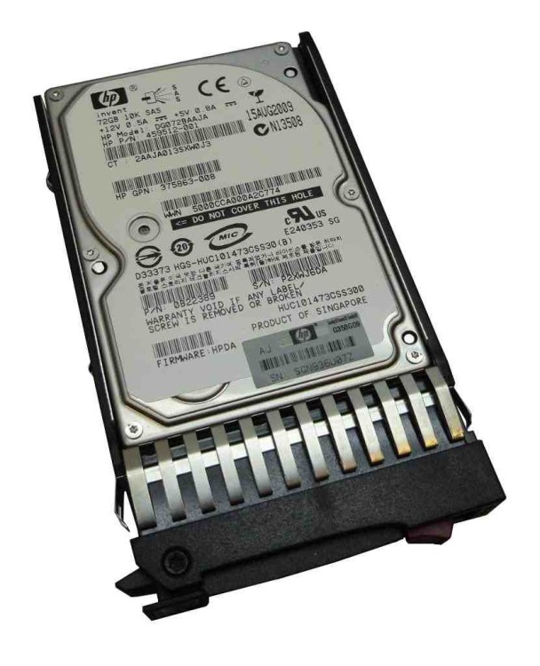 459512-001 HP 72GB 10K rpm Hot Plug SAS 2.5 Dual Port Hard Drive 459512-001 HP 72GB 10K rpm Hot Plug SAS 2.5 Dual Port Hard Drive
