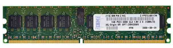 CLEAN PULLS 39M5809 IBM 2GB (2X1GB) PC3200 DDR2 MEMORY KIT CLEAN PULLS 39M5809 IBM 2GB (2X1GB) PC3200 DDR2 MEMORY KIT