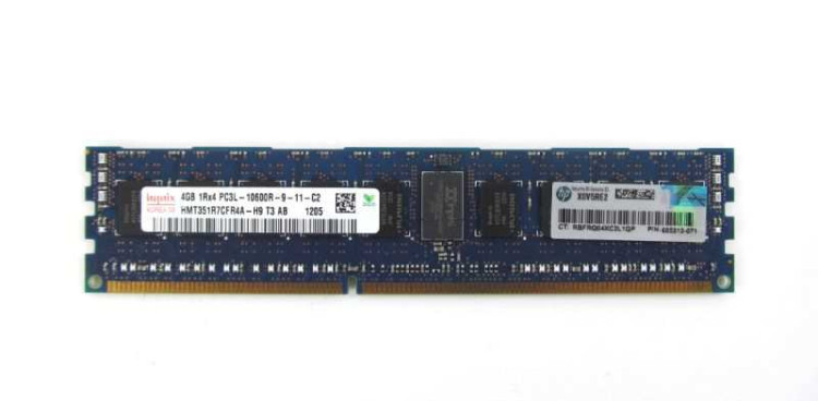 HP 4GB 1RX4 PC3L-10600R 9 KIT LP MEMORY NEW BULK 606426-001