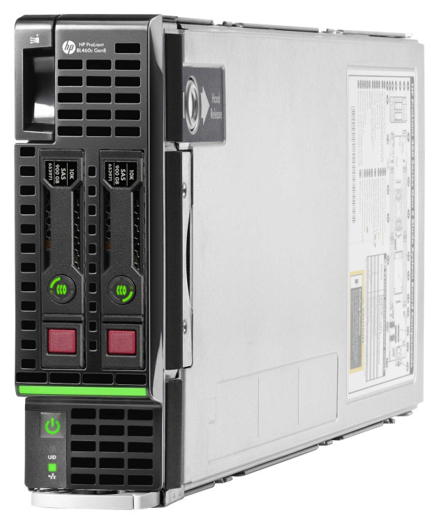 Сервер HP ProLiant BL460c Intel Xeon E5-2640v2 2GHz 15MB 32Gb DDR33-3-3 Gen8 (724085-B21)