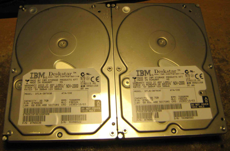 IBM Deskstar 75GXP 3.5" 60GB HDD IBM Deskstar 75GXP 3.5" 60GB HDD