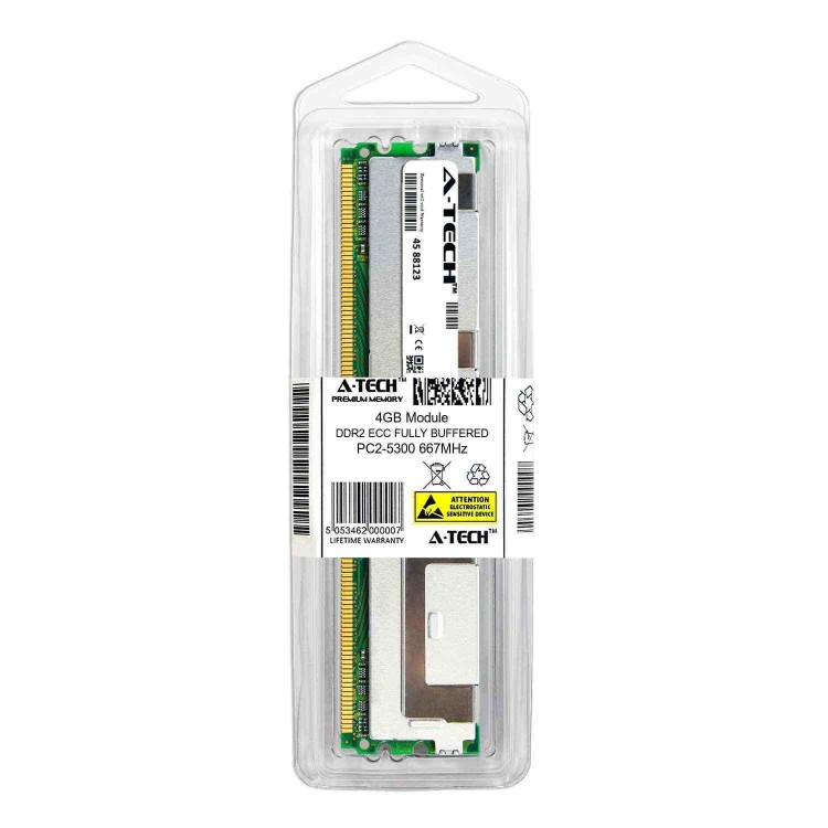 467654-001 HP 4GB (1X4GB) PC2-5300FB DDR2 ECC MODULE 467654-001 HP 4GB (1X4GB) PC2-5300FB DDR2 ECC MODULE