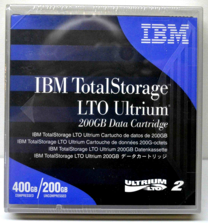IBM LTO Ultrium 2 200/400GB Data Cartridge IBM LTO Ultrium 2 200/400GB Data Cartridge