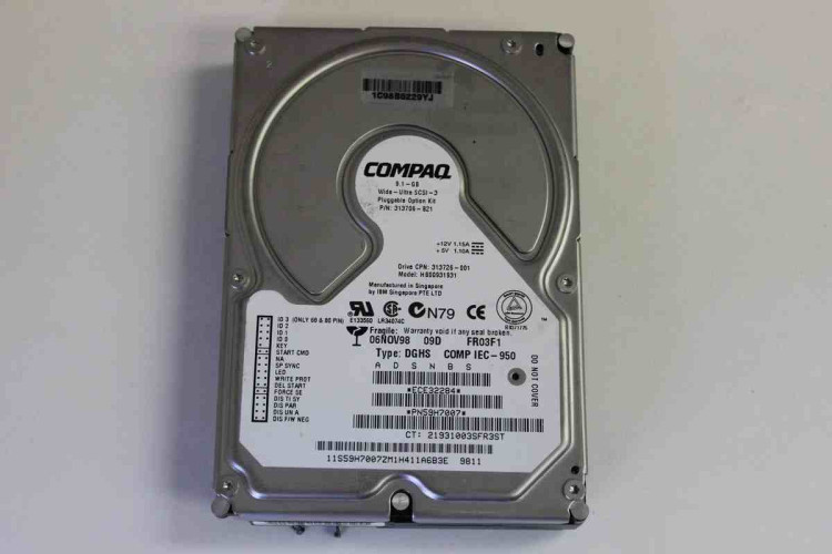 9.1GB SCSI 3.5" 80 PIN UW