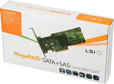 Контроллер LSI 9240-8I SGL RAID 0/1/10/5/50, 8i ports (LSI00200)