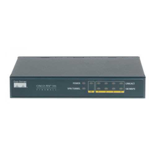 PIX FIREWALL PIX 501-50 3DES BUNDLE (CHASSIS, SW, 50 USERS, 3DES)