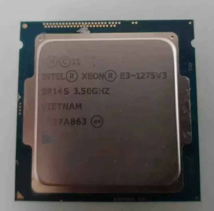 Процессор Intel Original Xeon X4 E3-1275v3 Socket-1150 (CM8064601466508S R14S) (3.5/8 GT/s/8Mb/Intel HDG) OEM