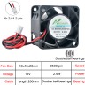 Вентилятор ACP4028 40x40x28mm 24V 5500-9500RPM для серверных корпусов 1U/2U Вентилятор ACP4028 40x40x28mm 24V 5500-9500RPM для серверных корпусов 1U/2U