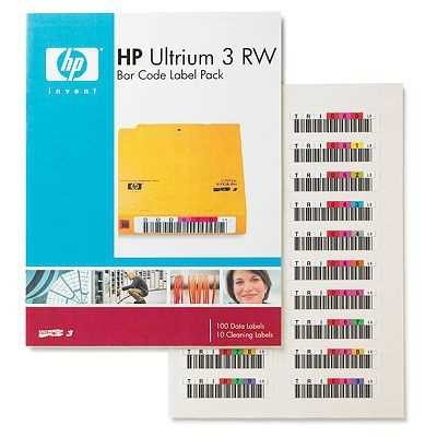HP Ultrium 3 RW Bar Code Label Pack 7A