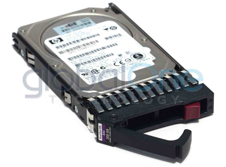 492620-B21 HP 300GB 10K SAS DUAL PORT DRIVE W/ TRAY 2.5"