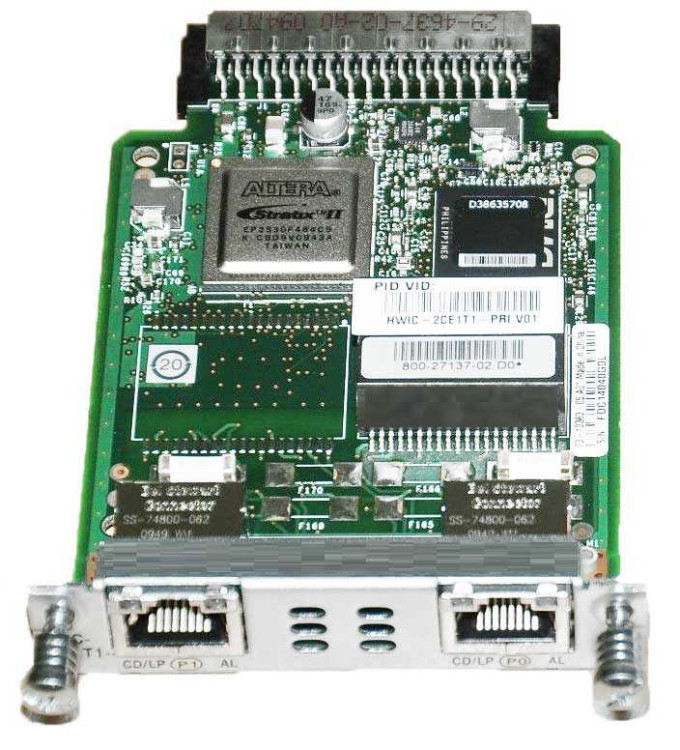 2-PORT CHANNELIZED E1/T1/ISDN-PRI NETWORK MODULE