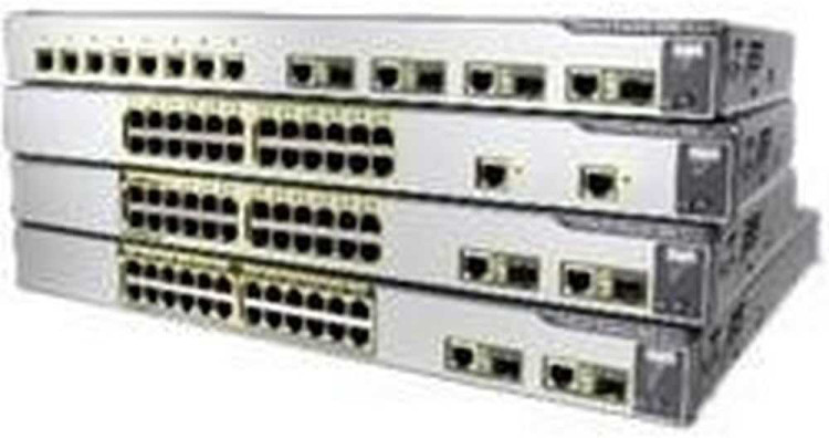24 10/100 (4 PoE) and 2 10/100/1000BT or SFP uplinks, GUI