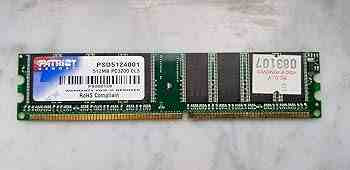 512Mb PC3200 DDR 400EEC