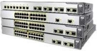 24 10/100 (24PoE) and 2 10/100/1000BT or SFP uplinks, GUI sw.