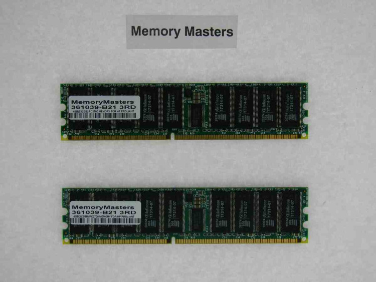 4GB of Advanced ECC PC2700 DDR SDRAM