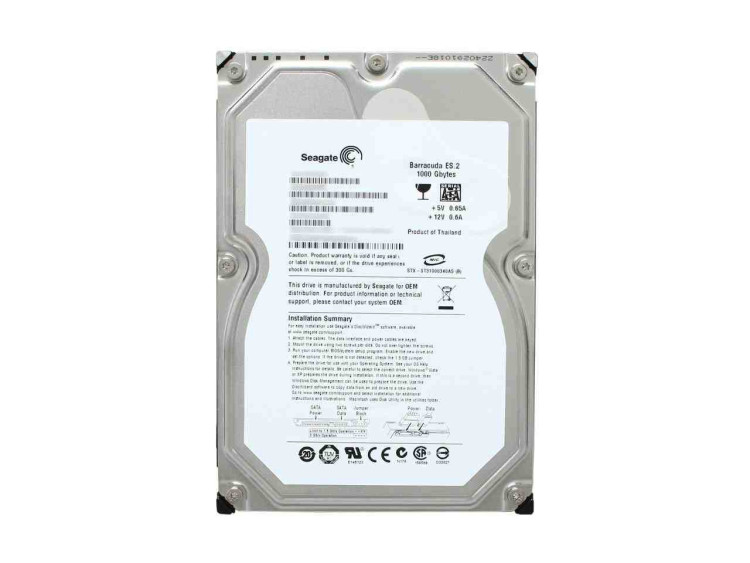 ST31000340NS SEAGATE 1000GB SATA 7.2K HARD DRIVE