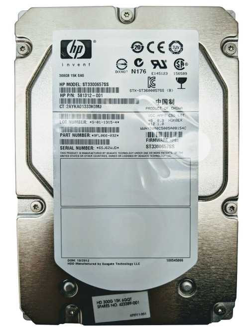 HP 300GB 15K LFF 6G SAS 3.5" NHP DUAL PORT HARD DRIVE 516824-B21 HP 300GB 15K LFF 6G SAS 3.5" NHP DUAL PORT HARD DRIVE 516824-B21