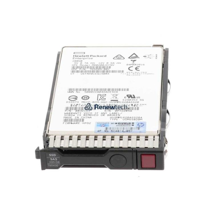 Накопитель SSD HP 1x200Gb (779164-B21)