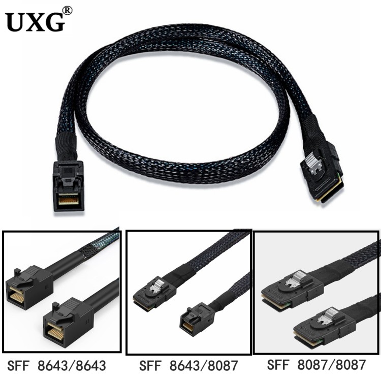 Кабель Mini SAS 8643 to SFF 8087 HD SF-001/070/071 50см/100см/200см Кабель Mini SAS 8643 to SFF 8087 HD SF-001/070/071 50см/100см/200см
