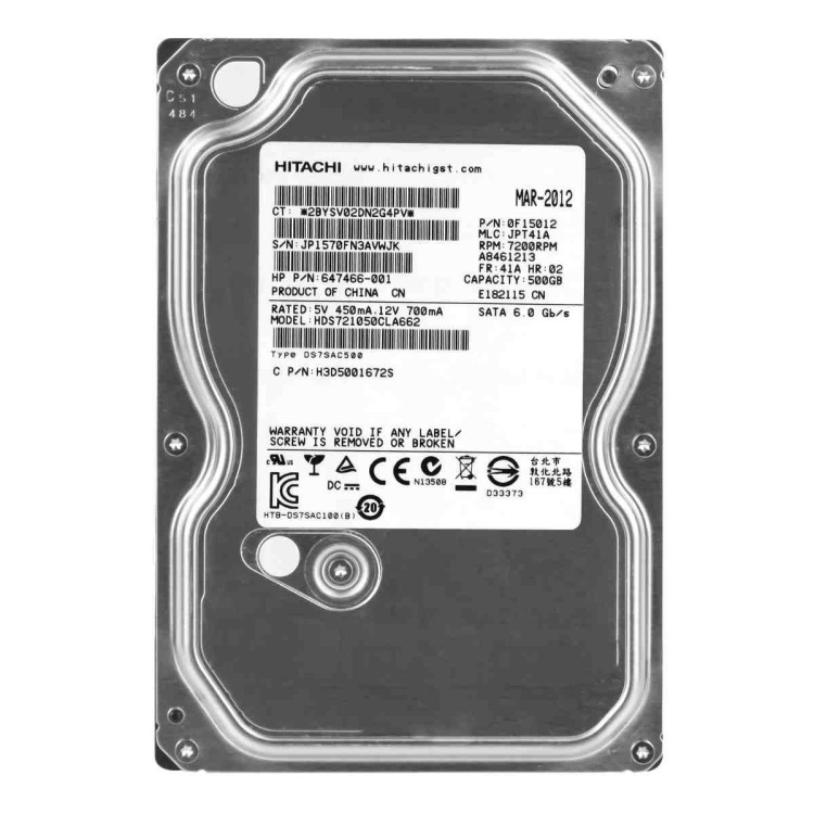 455059-001 HP 500GB 7.2K rpm Non Hot Plug SATA Hard Drive 455059-001 HP 500GB 7.2K rpm Non Hot Plug SATA Hard Drive