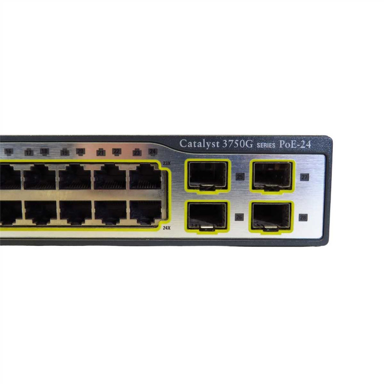 Cisco Catalyst Switch 24 x 10/100/1000T PoE RJ45 IP Base Image