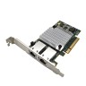 Сетевой адаптер Ethernet 10G X540-T2 двухпортовый PCI-E x8/x16 RJ45