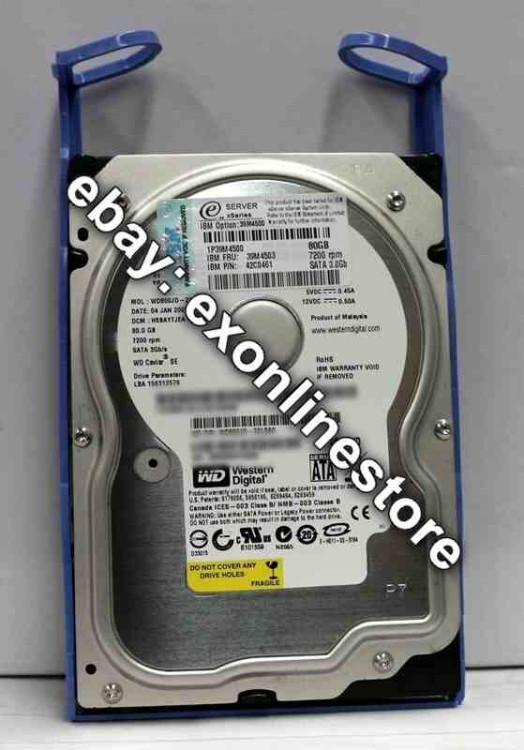 80Gb Disk Drive SATA II 3Gb/s Simple Swap
